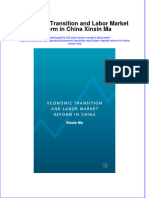 PDF Economic Transition and Labor Market Reform in China Xinxin Ma Ebook Full Chapter