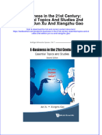 Full Chapter E Business in The 21St Century Essential Topics and Studies 2Nd Edition Jun Xu and Xiangzhu Gao PDF