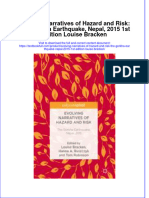 Textbook Evolving Narratives of Hazard and Risk The Gorkha Earthquake Nepal 2015 1St Edition Louise Bracken Ebook All Chapter PDF