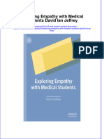 PDF Exploring Empathy With Medical Students David Ian Jeffrey Ebook Full Chapter