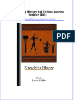 PDF E Teaching History 1St Edition Joanna Wojdon Ed Ebook Full Chapter