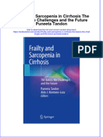 PDF Frailty and Sarcopenia in Cirrhosis The Basics The Challenges and The Future Puneeta Tandon Ebook Full Chapter