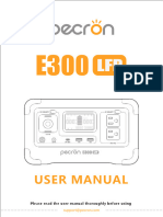 PECRON E300LFP User Manual 100V 120V USB-C Charge Max 45W-20240325