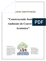 Proyecto de Convivencia Primer Grado