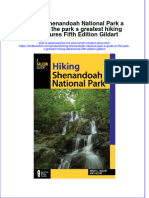 PDF Hiking Shenandoah National Park A Guide To The Park S Greatest Hiking Adventures Fifth Edition Gildart Ebook Full Chapter