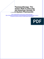 Textbook Hiv Pharmacotherapy The Pharmacists Role in Care and Treatment American Society of Health System Pharmacists Ebook All Chapter PDF