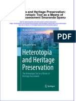 PDF Heterotopia and Heritage Preservation The Heterotopic Tool As A Means of Heritage Assessment Smaranda Spanu Ebook Full Chapter