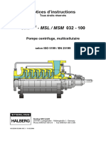 Pompe Multicellulaire MSL MSM 032-100 FR 00