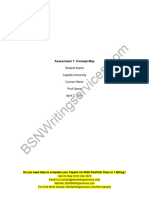 NURS FPX 6021 Assessment 1 Concept Map