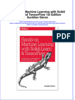 Textbook Hands On Machine Learning With Scikit Learn and Tensorflow 1St Edition Aurelien Geron Ebook All Chapter PDF