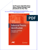 PDF Industrial Process Identification Perturbation Signal Design and Applications Ai Hui Tan Ebook Full Chapter