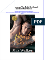 Full Chapter Heart of Summer The Gold Brothers 3 1St Edition Max Walker 2 PDF