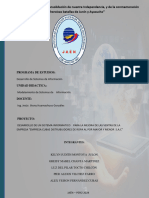 Informe de Proyecto de Empresa Cubas