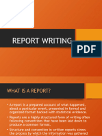 Report Writing