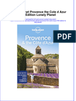 Textbook Lonely Planet Provence The Cote D Azur 9Th Edition Lonely Planet Ebook All Chapter PDF