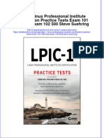 PDF Lpic 1 Linux Professional Institute Certification Practice Tests Exam 101 500 and Exam 102 500 Steve Suehring Ebook Full Chapter