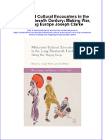 Textbook Militarized Cultural Encounters in The Long Nineteenth Century Making War Mapping Europe Joseph Clarke Ebook All Chapter PDF