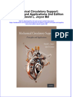 PDF Mechanical Circulatory Support Principles and Applications 2Nd Edition David L Joyce MD Ebook Full Chapter