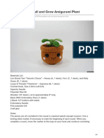 FREE Pattern Pull and Grow Amigurumi Plant