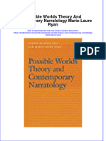 PDF Possible Worlds Theory and Contemporary Narratology Marie Laure Ryan Ebook Full Chapter