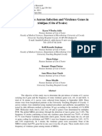 Staphylococcus Aureus Infection and Virulence Genes in Abidjan (Côte D'ivoire)