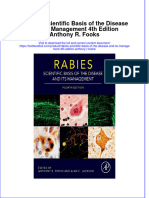 PDF Rabies Scientific Basis of The Disease and Its Management 4Th Edition Anthony R Fooks Ebook Full Chapter