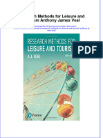 Textbook Research Methods For Leisure and Tourism Anthony James Veal Ebook All Chapter PDF