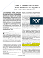 Design and Validation of A Rehabilitation Robotic Exosc For Tremor Assesment and Suppression