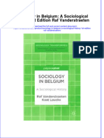 Textbook Sociology in Belgium A Sociological History 1St Edition Raf Vanderstraeten Ebook All Chapter PDF