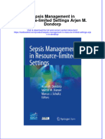 PDF Sepsis Management in Resource Limited Settings Arjen M Dondorp Ebook Full Chapter