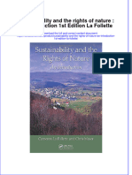 Textbook Sustainability and The Rights of Nature An Introduction 1St Edition La Follette Ebook All Chapter PDF