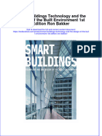 PDF Smart Buildings Technology and The Design of The Built Environment 1St Edition Ron Bakker Ebook Full Chapter