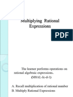 Multiplying Dividing Rae