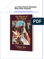 PDF The History of The Church Semester Edition Peter Armenio Ebook Full Chapter