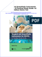 Full Chapter Surgical and Anaesthetic Instruments For Osces A Practical Study Guide 1St Edition Kelvin Yan PDF