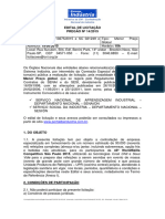 Edital de Contratação de Empresa de Alimentacao