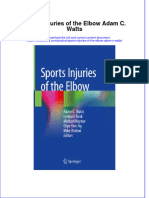 Full Chapter Sports Injuries of The Elbow Adam C Watts PDF