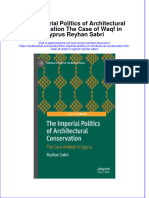 PDF The Imperial Politics of Architectural Conservation The Case of Waqf in Cyprus Reyhan Sabri Ebook Full Chapter