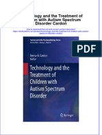 PDF Technology and The Treatment of Children With Autism Spectrum Disorder Cardon Ebook Full Chapter