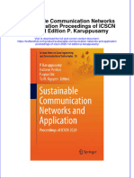 Full Chapter Sustainable Communication Networks and Application Proceedings of Icscn 2020 1St Edition P Karuppusamy PDF