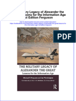 Full Chapter The Military Legacy of Alexander The Great Lessons For The Information Age 1St Edition Ferguson PDF