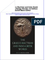 Full Chapter The Graeco Bactrian and Indo Greek World Routledge Worlds 1St Edition Rachel Mairs Editor PDF