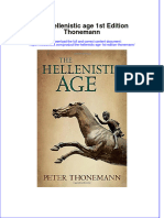 Textbook The Hellenistic Age 1St Edition Thonemann Ebook All Chapter PDF