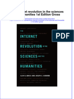 Textbook The Internet Revolution in The Sciences and Humanities 1St Edition Gross Ebook All Chapter PDF