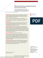 Incisional Wound Irrigation For The Prevention of Surgical Site Infection A Systematic Review and Network Meta-Analysis