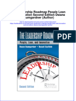 PDF The Leadership Roadmap People Lean and Innovation Second Edition Dwane Baumgardner Author Ebook Full Chapter