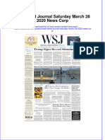 Ebffiledoc - 273download PDF Wall Street Journal Saturday March 28 2020 News Corp Ebook Full Chapter