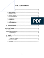 Chemical Reactor Engineering Cre