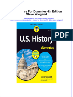 PDF U S History For Dummies 4Th Edition Steve Wiegand Ebook Full Chapter