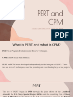 Lesson 4 - PERT and CPM